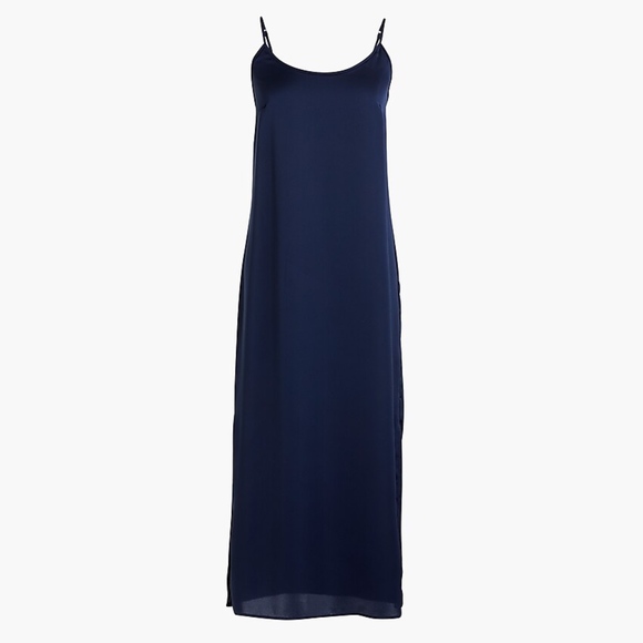 J. Crew Factory Dresses & Skirts - New JCREW Navy Midi Mid-length slip dress
